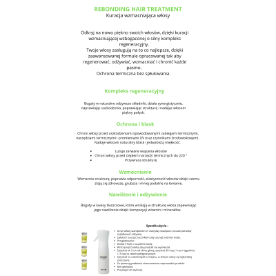 Kuracja Emme Diciotto Rebonding Kit spray + ampułki | UczeszSie