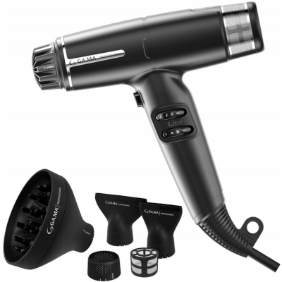 Suszarka GA.MA IQ Lite Max Black 1600W | Hurtownia