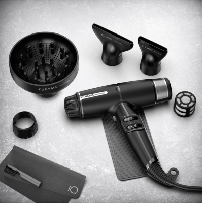 Suszarka GA.MA IQ Lite Max Black 1600W | Hurtownia