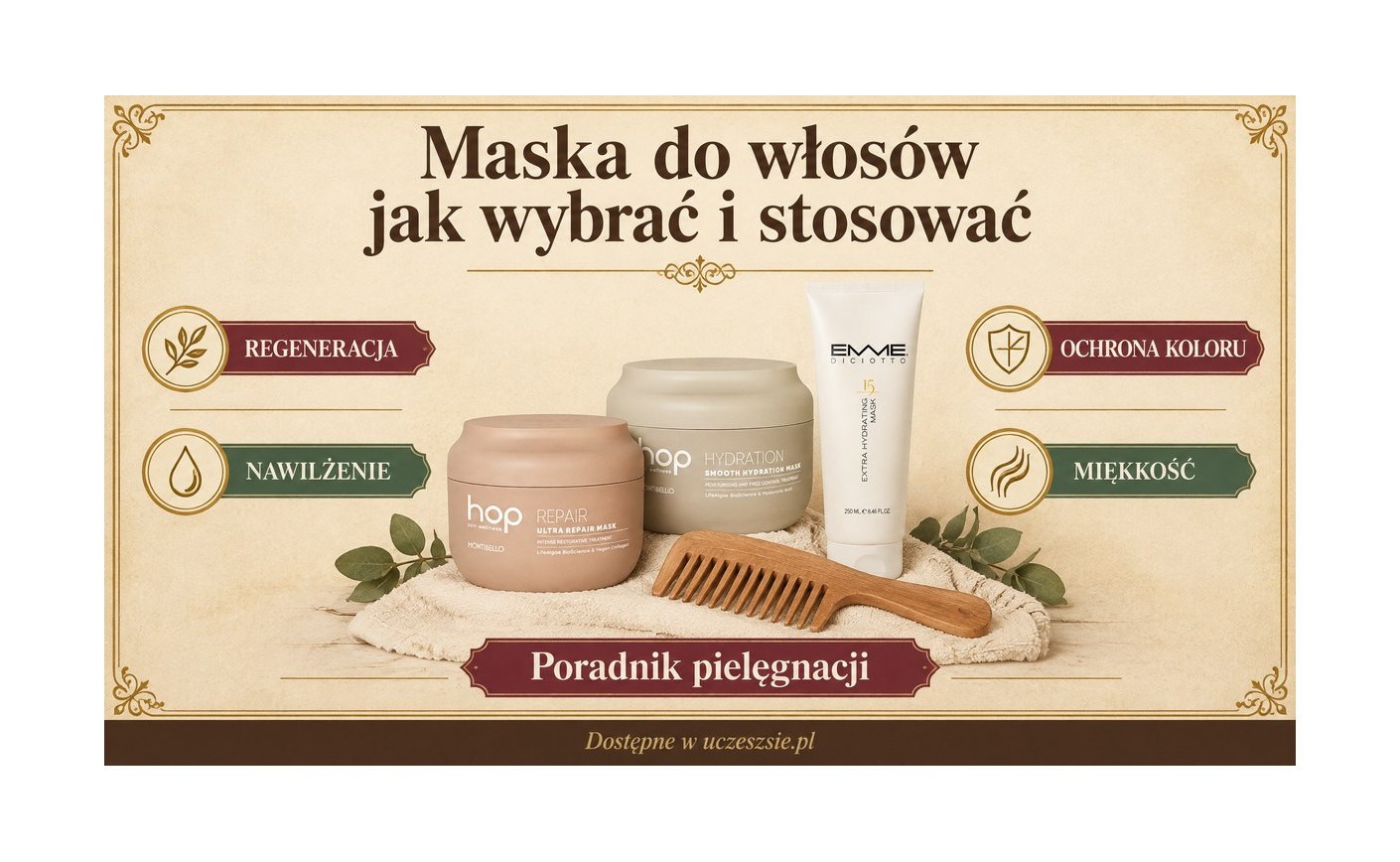 Maska do włosów: jak wybrać i stosować maskę do włosów