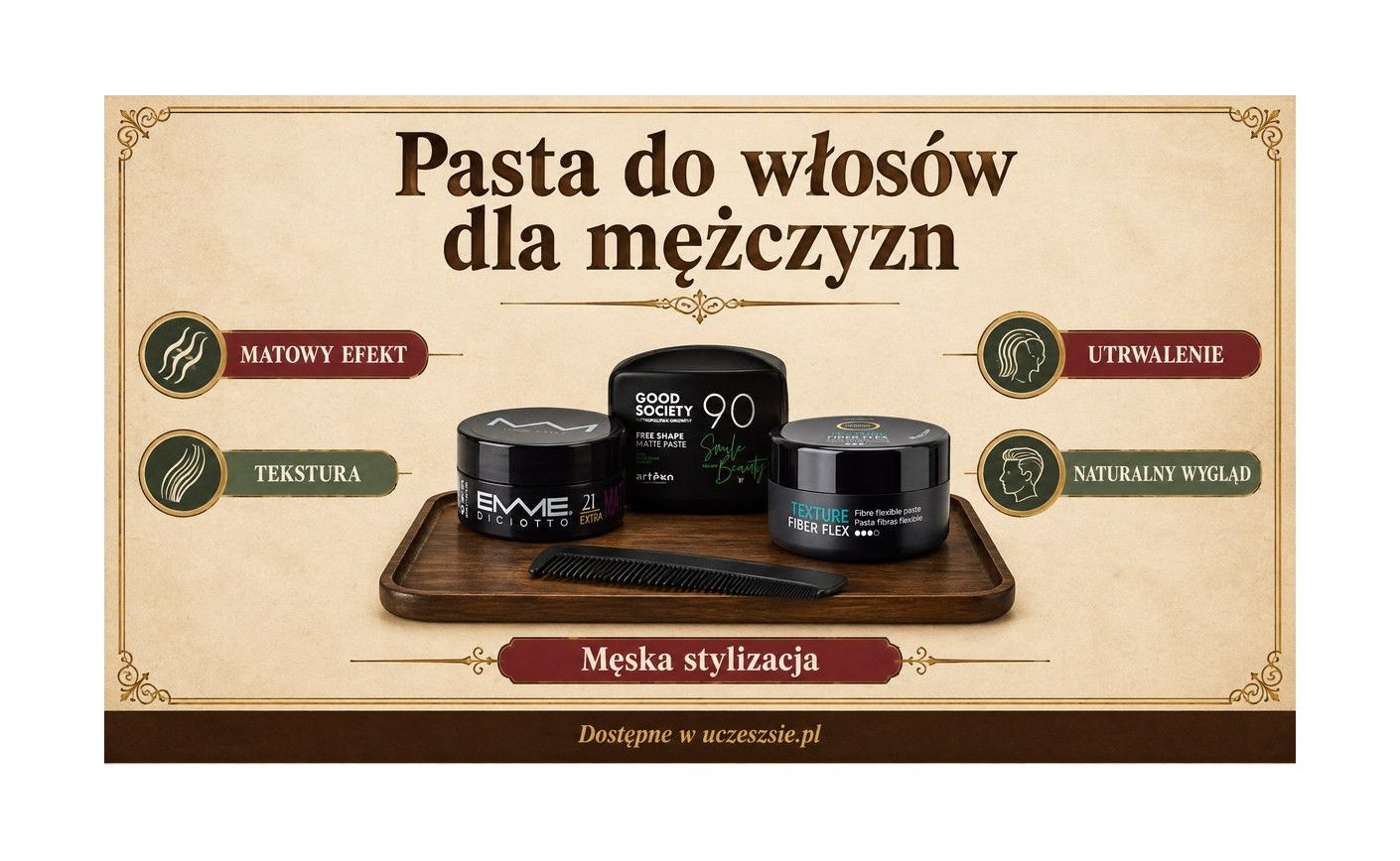 Pasta do włosów dla mężczyzn: jaka pasta do stylizacji włosów