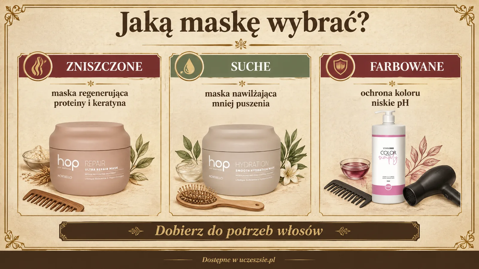 Jaką maskę do włosów wybrać do rodzaju włosów