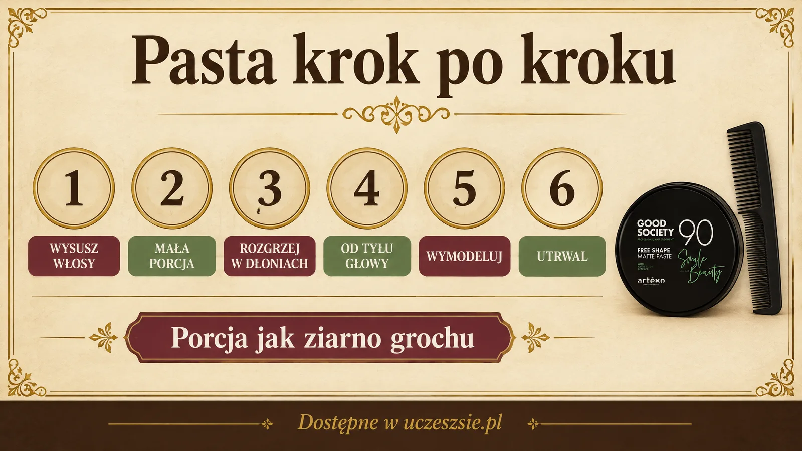 Jak stosować pastę do włosów krok po kroku